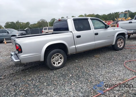 2002 Dodge Dakota Slt из США, поврежденный, VIN 1B7HL48N92S522859